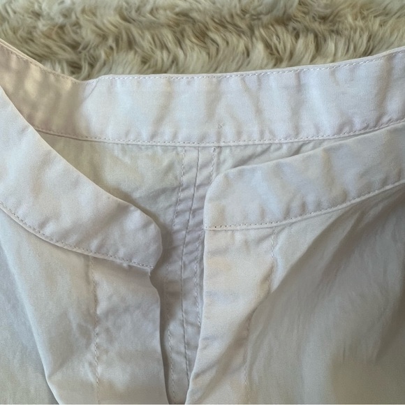 VINCE. Drawstring Popover Blouse - Picture 4 of 7